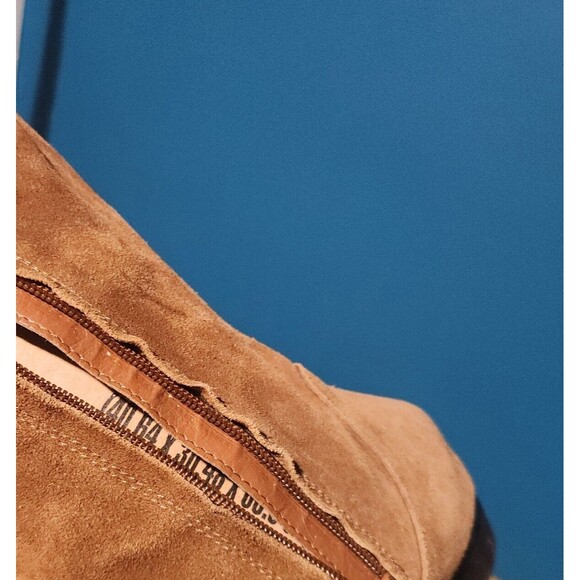 BDG Knee High Boots Brown Suede Leather Pull On riding Urban Outfitters US 9 - Picture 7 of 16